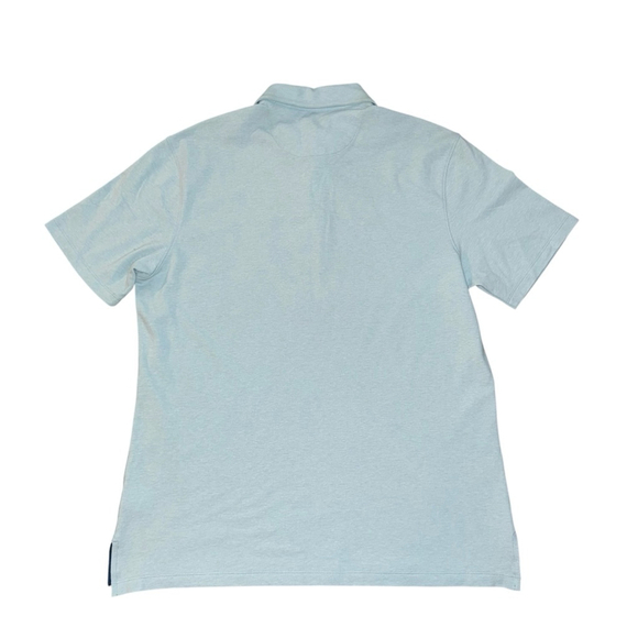 Men's Fairlane Peformance Picque Polo Shirt Size L Light Blue Golf Summer - Picture 4 of 5